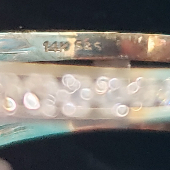 ⭐SOLD ⭐ Natural Diamond Ring set - 14K - Picture 13 of 17